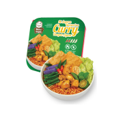 Ready-to-eat Mi Kari dengan Pek Pemanas | RTE Kari Noodle with Self-heating Pad (170gram)