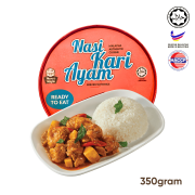 Ready-to-eat Nasi Kari Ayam | RTE Curry Chicken Rice (350gram)