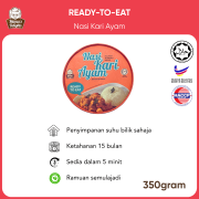 Ready-to-eat Nasi Kari Ayam | RTE Curry Chicken Rice (350gram)